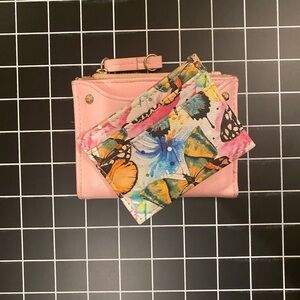 Butterfly Card Holder with Pink Wallet OR 4/$12